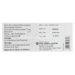 Rozatin-5 ロザチン、ジェネリッククレストール、ロスバスタチン5mg 箱裏情報